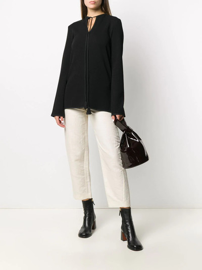 Jil Sander tied round neck jumper outlook