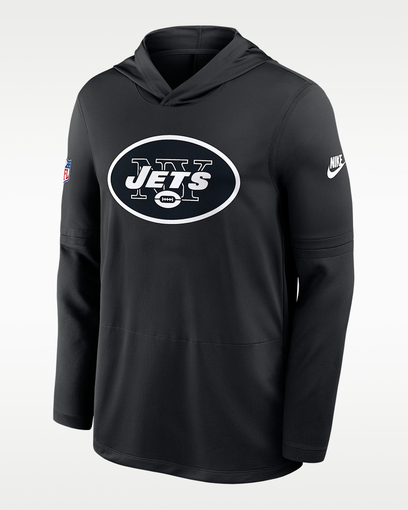 New York Jets Pass Accuracy Men's Nike Dri-FIT NFL Long-Sleeve Hooded Top 1