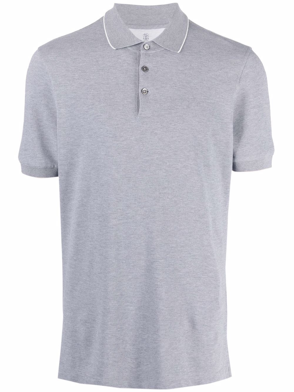 short-sleeved polo shirt - 1