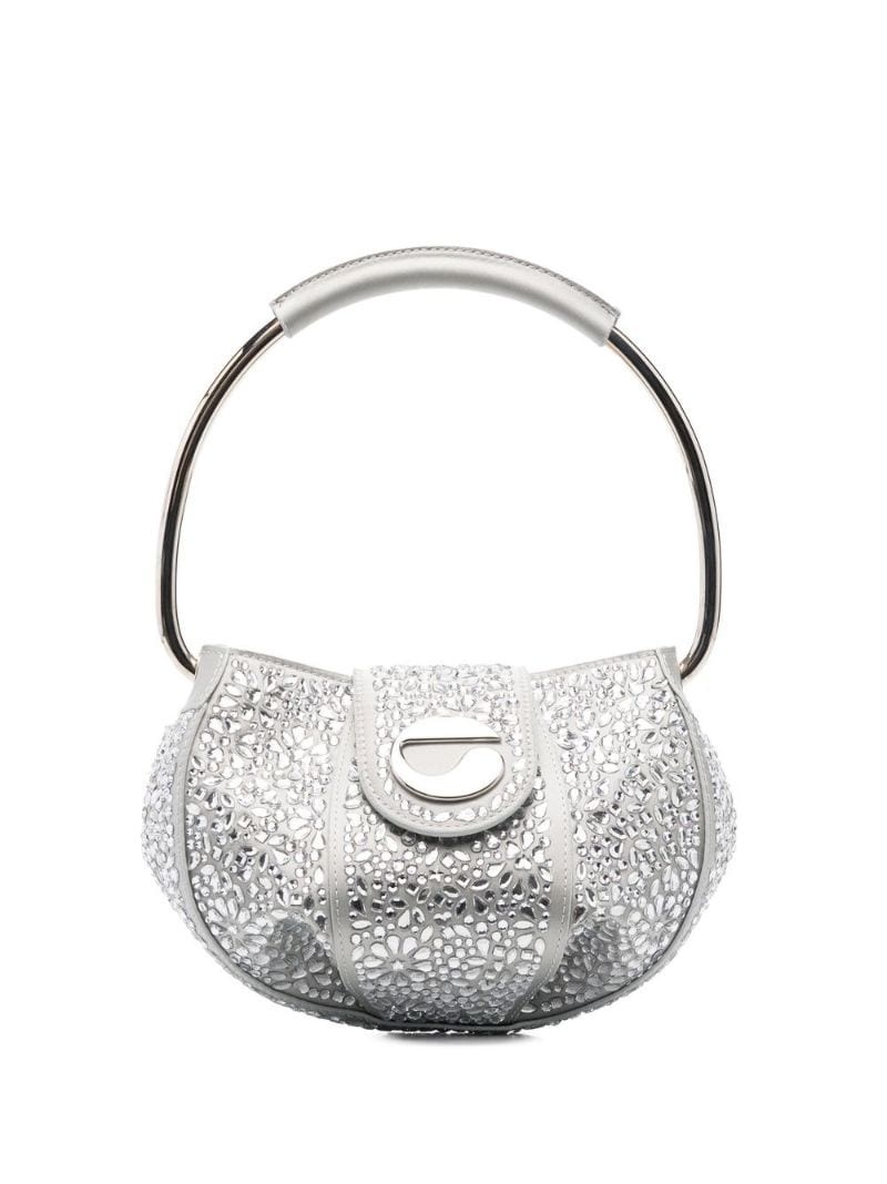 Ring crystal-embellished mini bag - 1