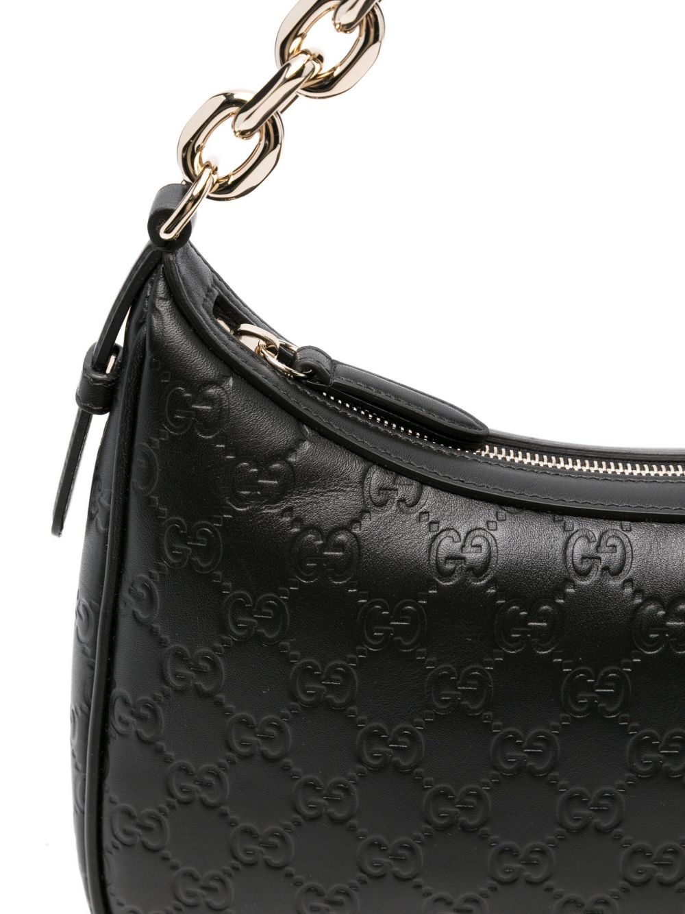 GG-pattern chain-strap bag - 4