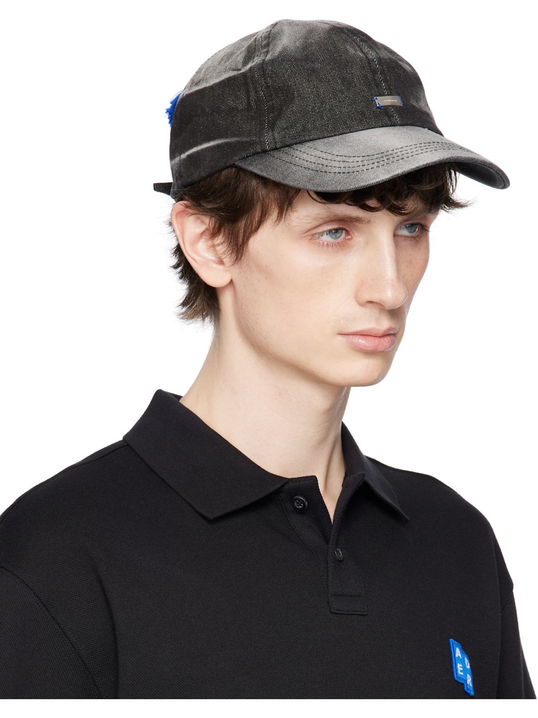 Black Faded Cap - 2