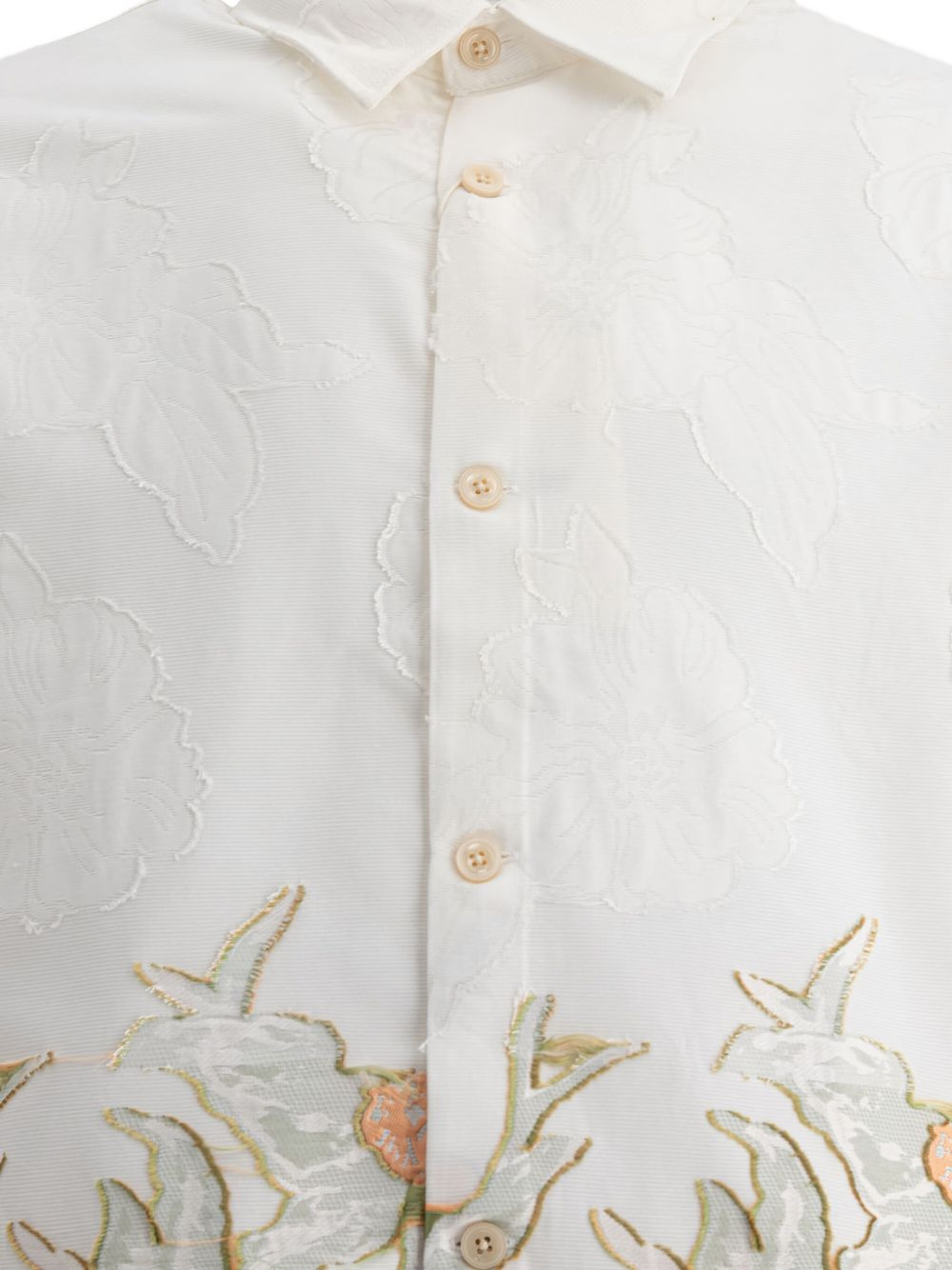 Freddy floral-embroidered short-sleeve shirt - 4