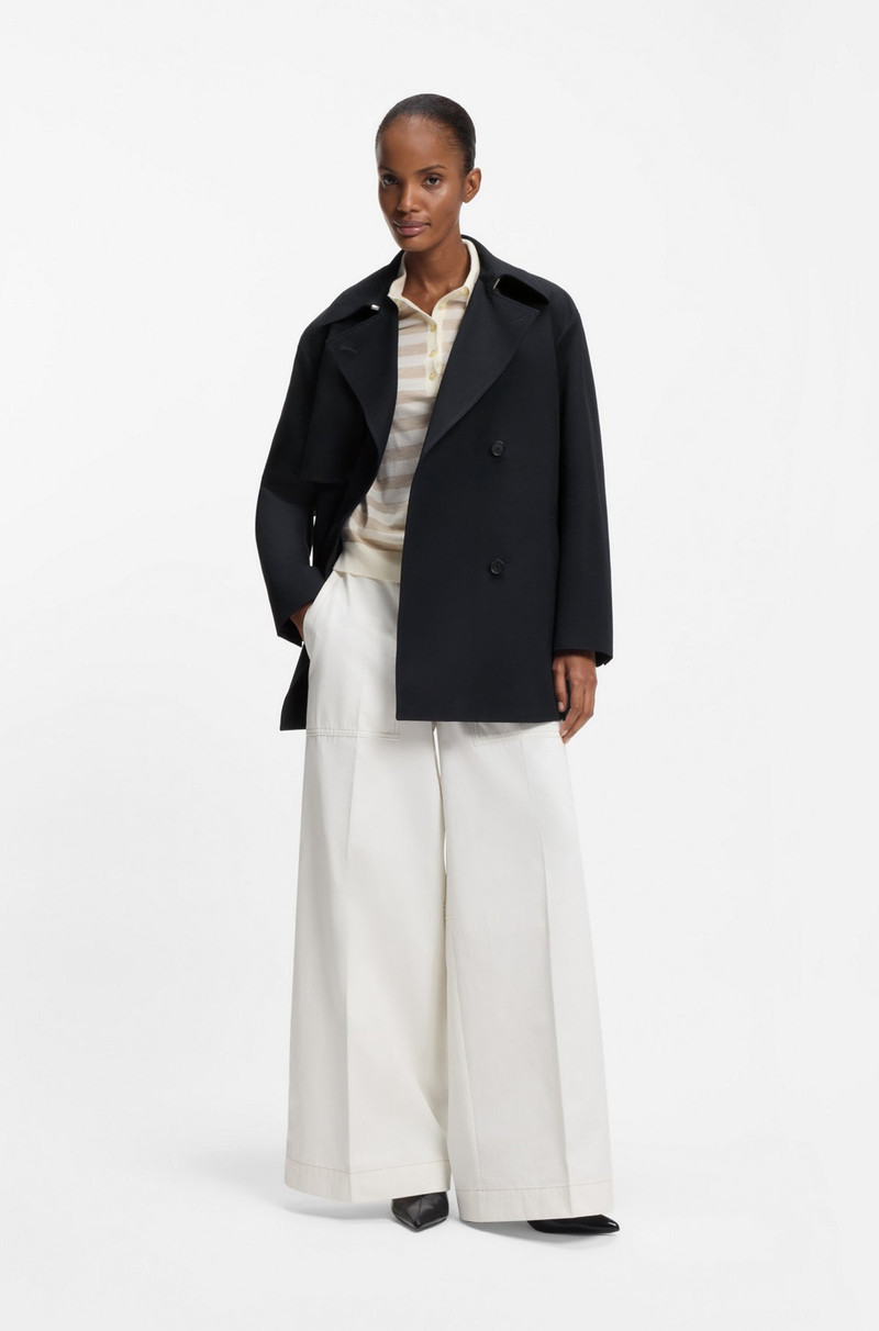 BOSS BELTED TRENCH COAT IN COTTON outlook