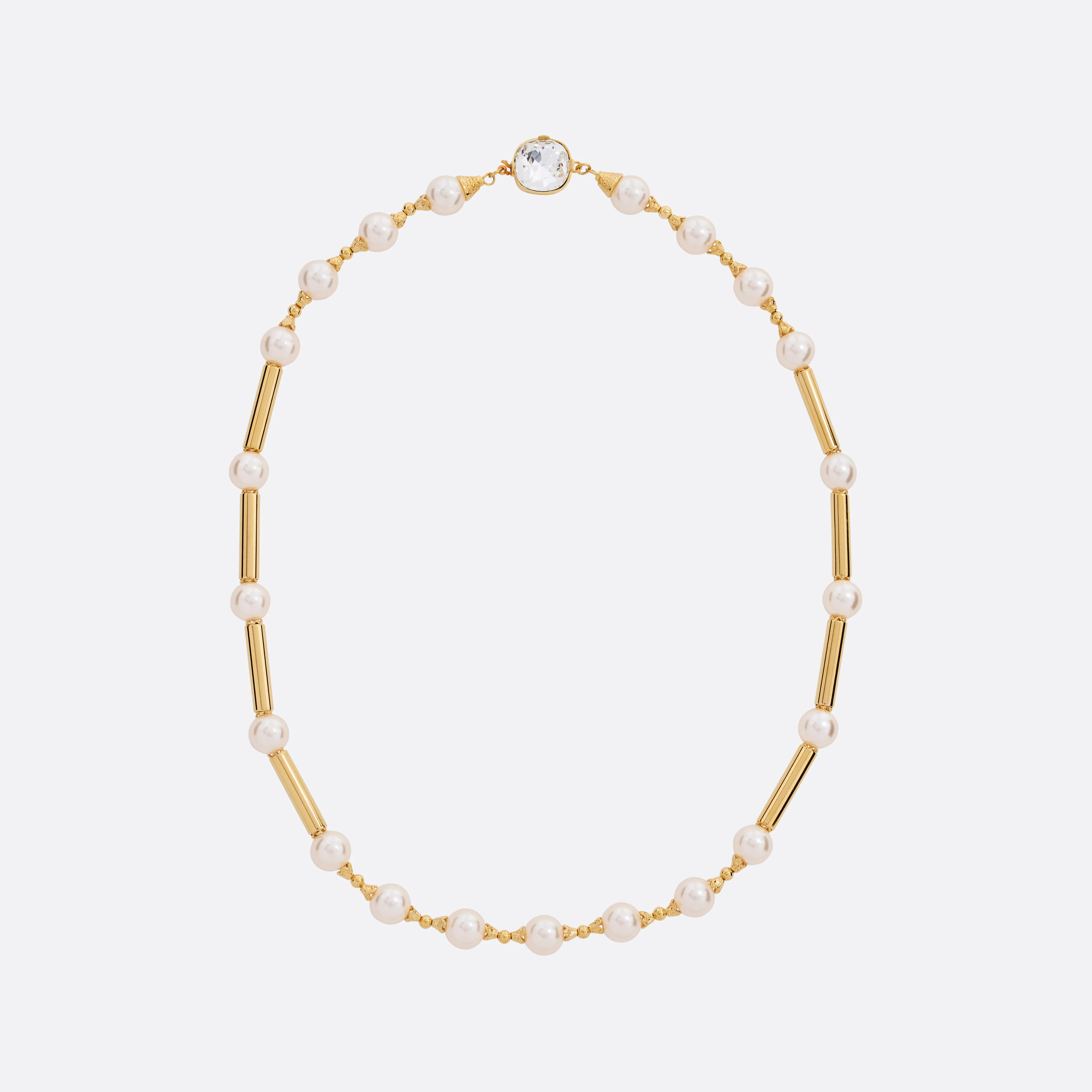 PEARL AND GOLD NECKLACE - 1