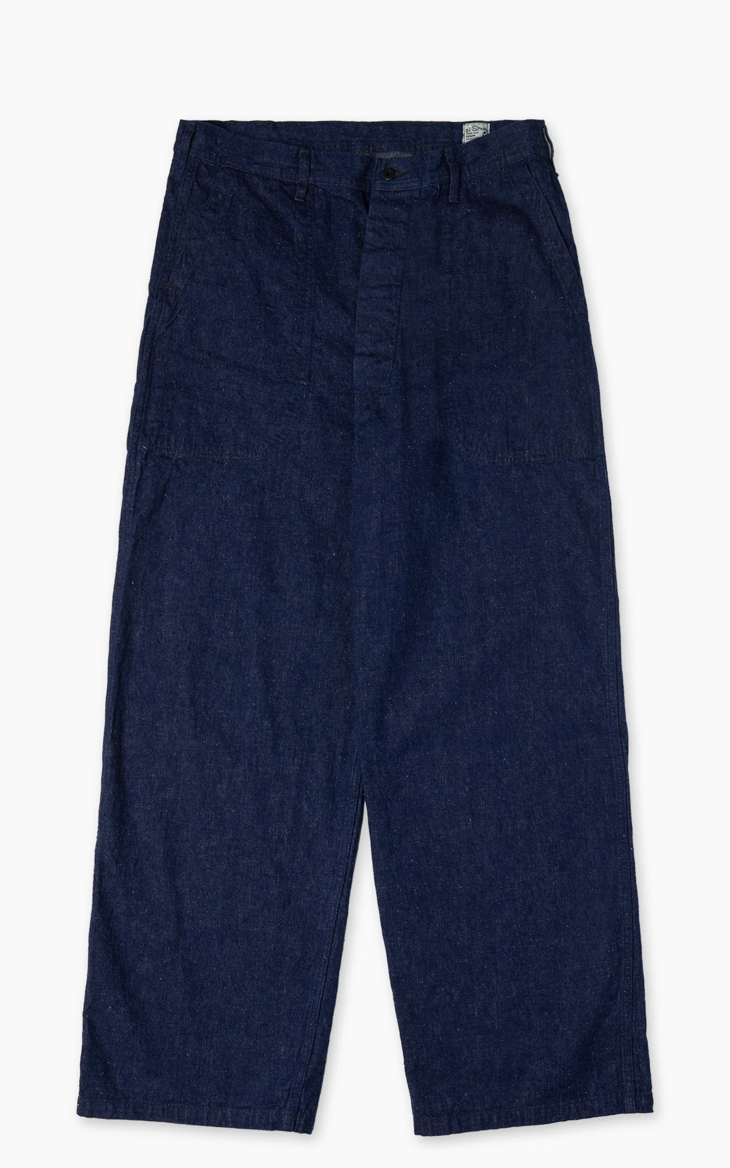 ORSLOW WWII 40S U.S. NAVY WIDE-FIT UTILITY TROUSERS INDIGO ONE WASH - 1