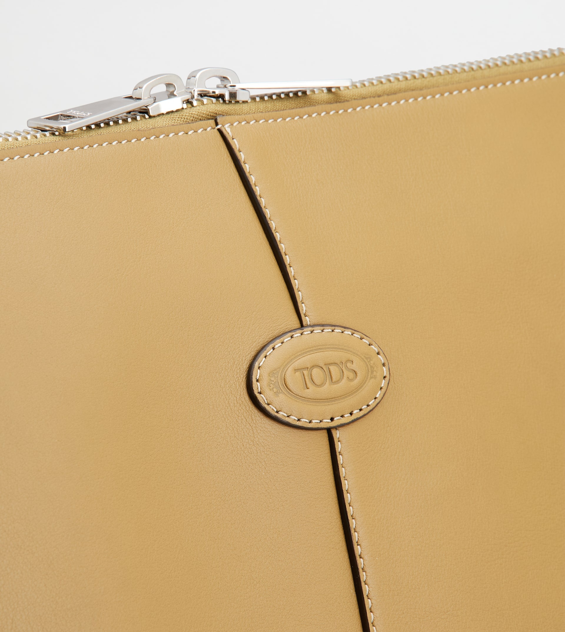 TOD'S DI BAG SWING IN LEATHER LARGE - BROWN - 11