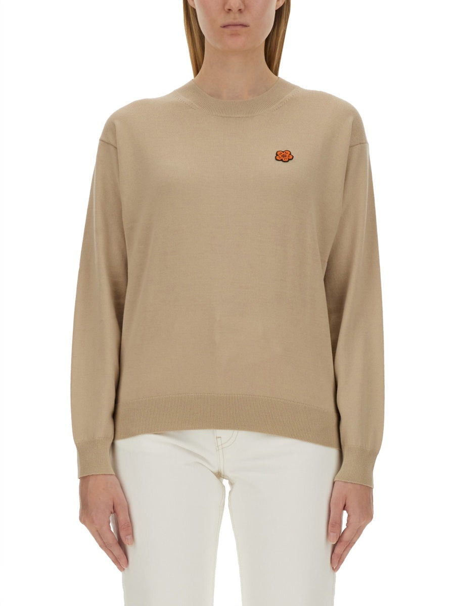 Kenzo Women Jersey With Logo Patch - 1