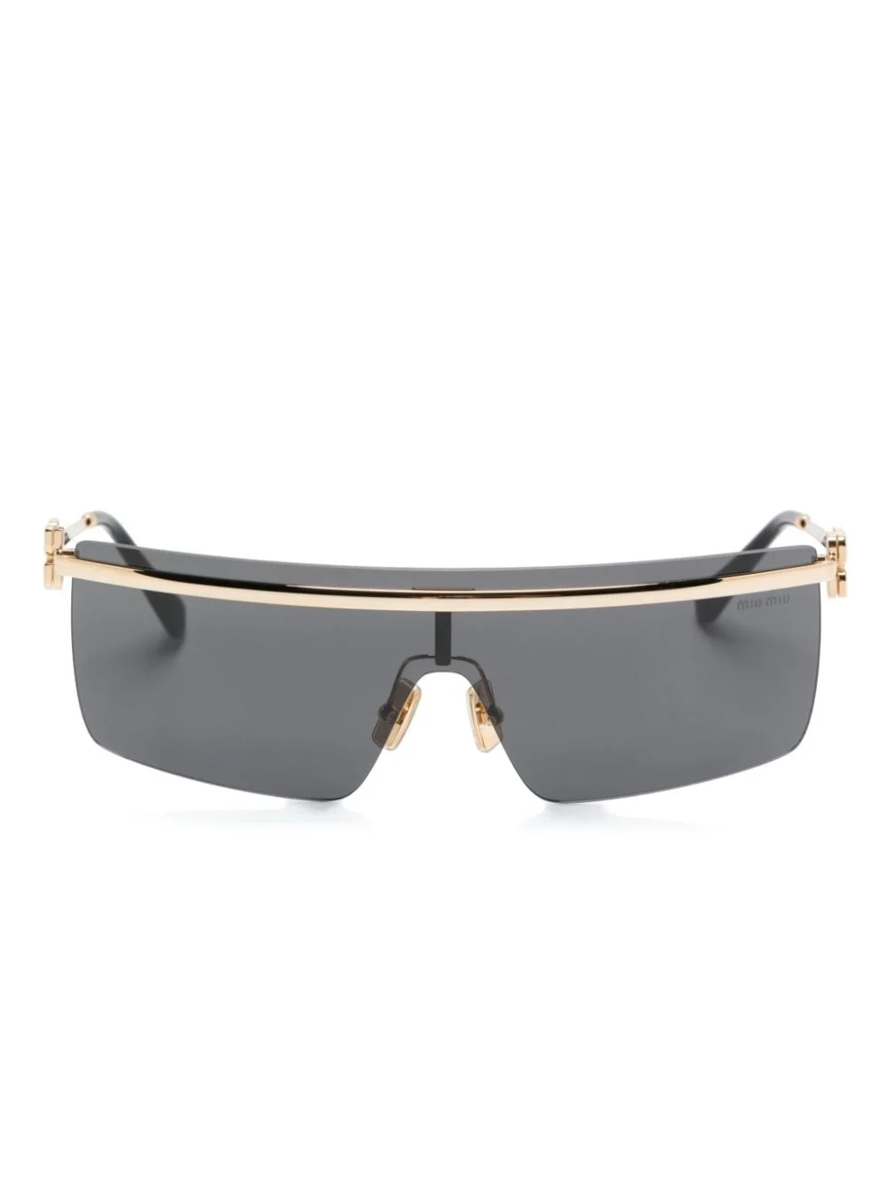 mask-frame sunglasses - 1