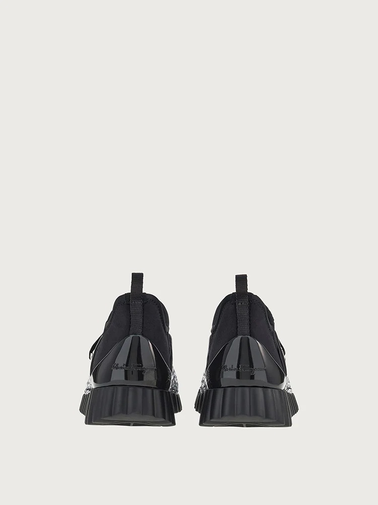 SLIP ON SNEAKER WITH CRYSTALS - 4