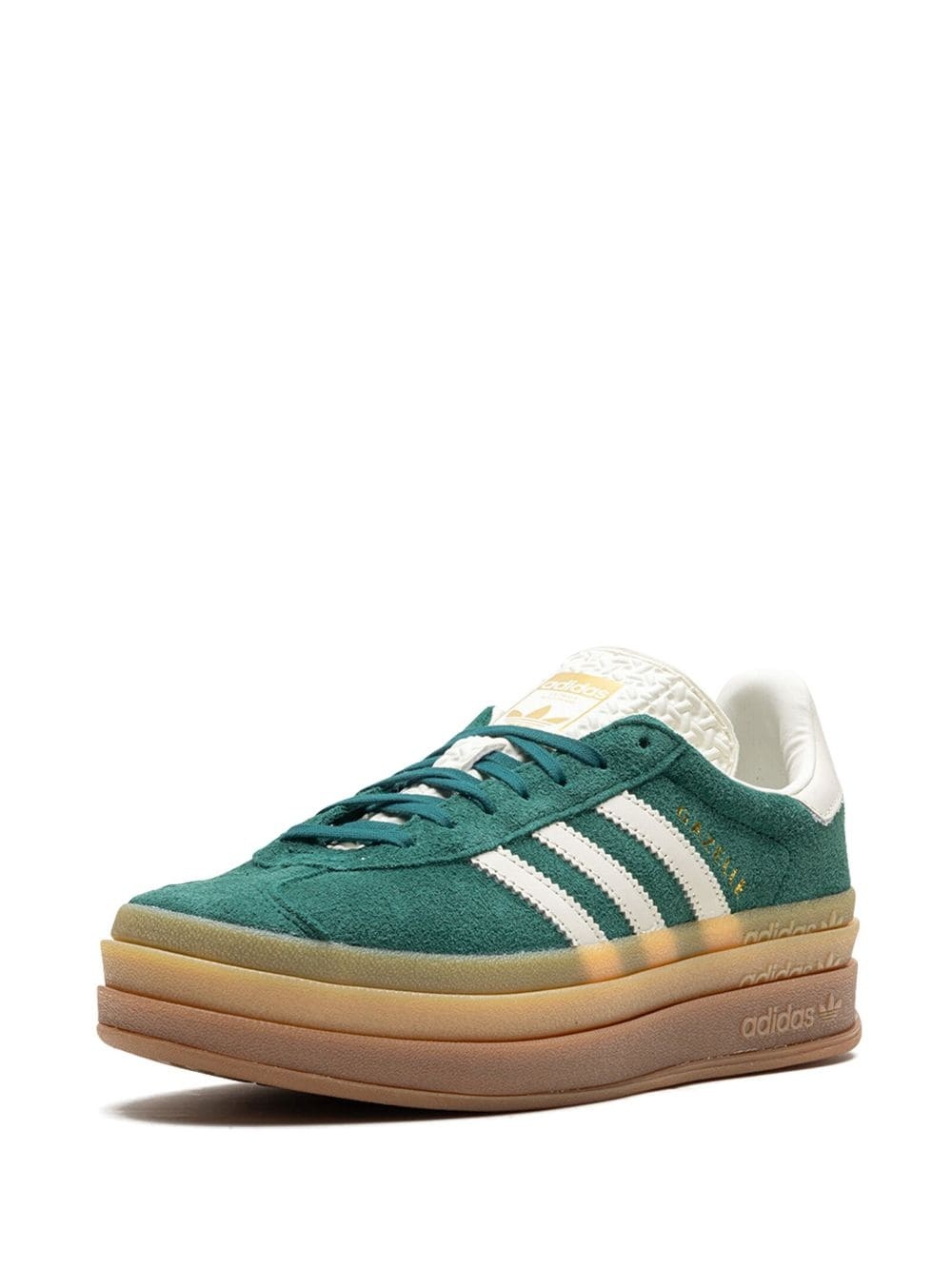 Gazelle Bold "Green / White / Gold" sneakers - 5