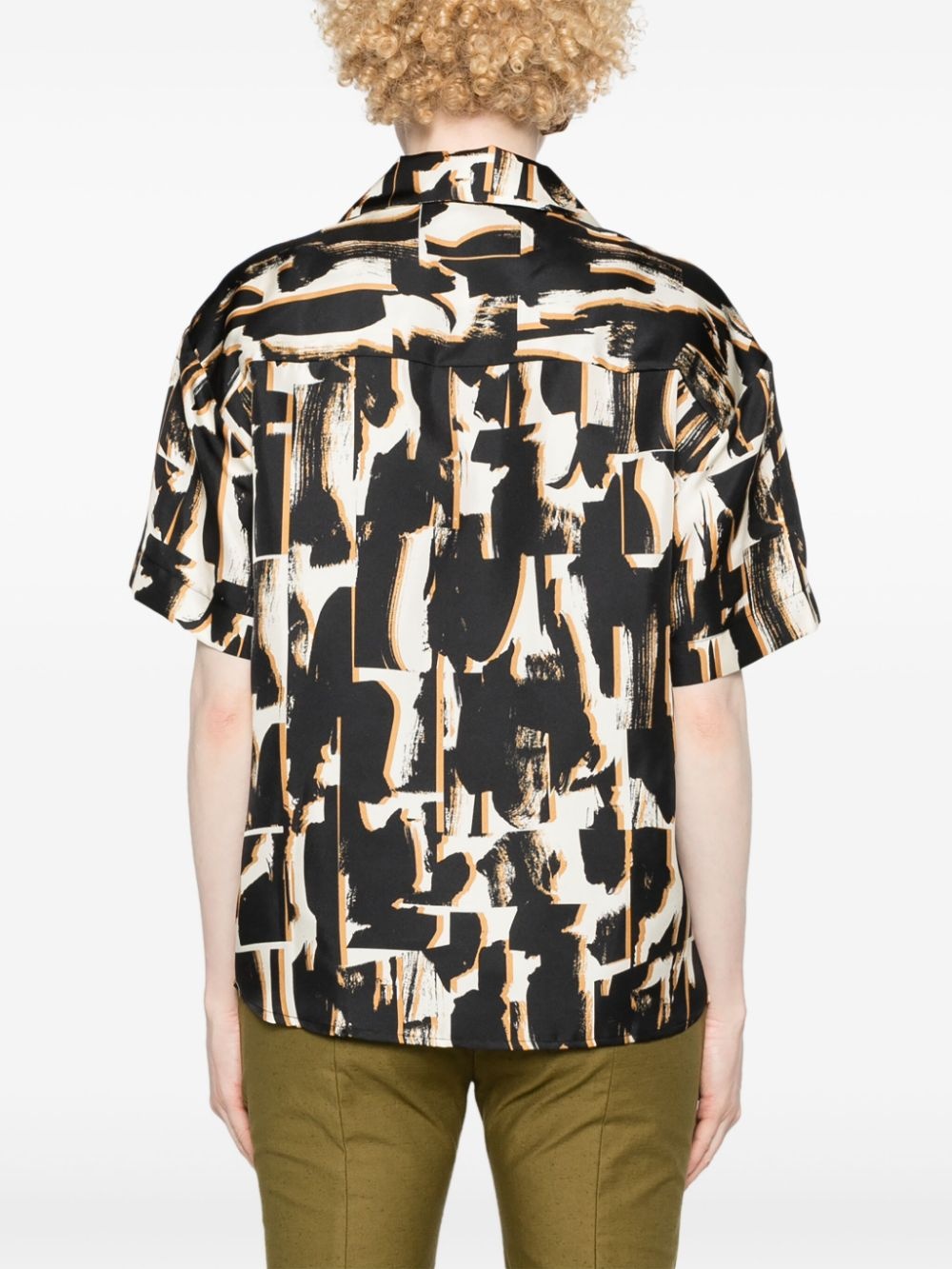 Prague abstract-print shirt - 4