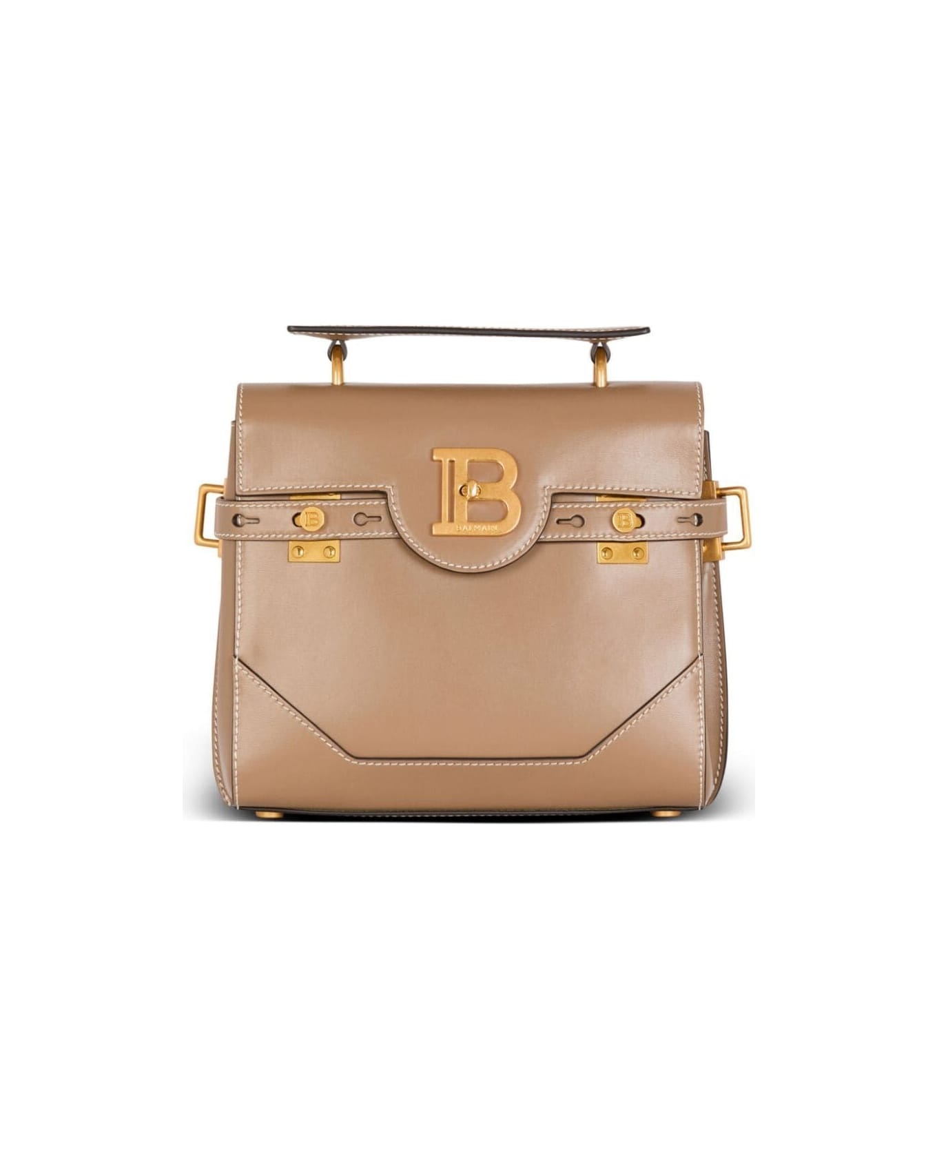 'b-buzz 23' Beige Leather Bag - 1