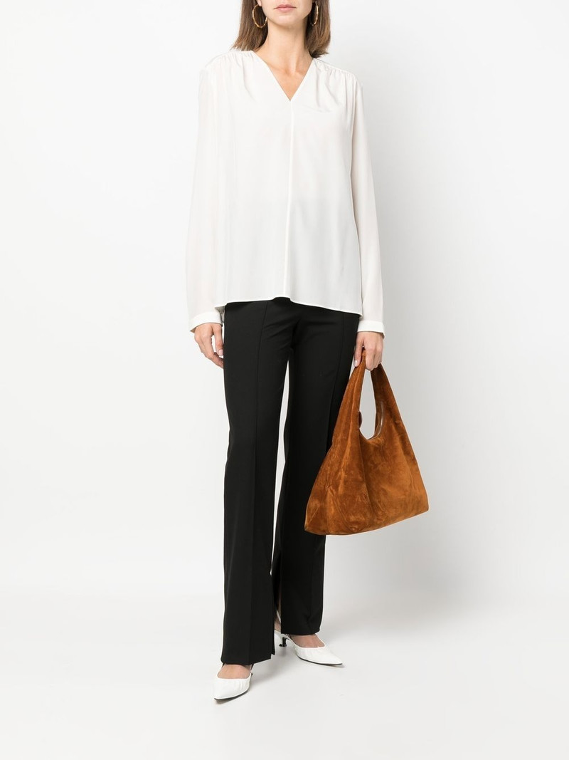 JOSEPH V-neck silk blouse outlook