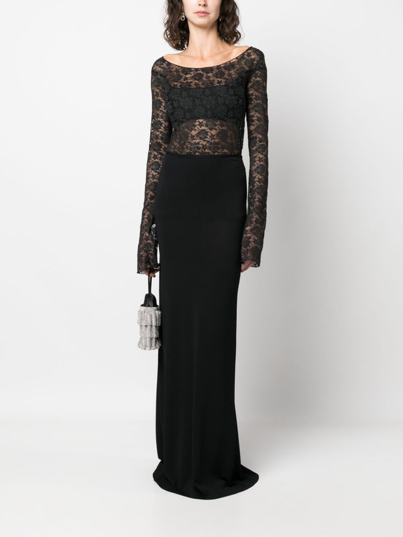 ROTATE floral-lace top outlook