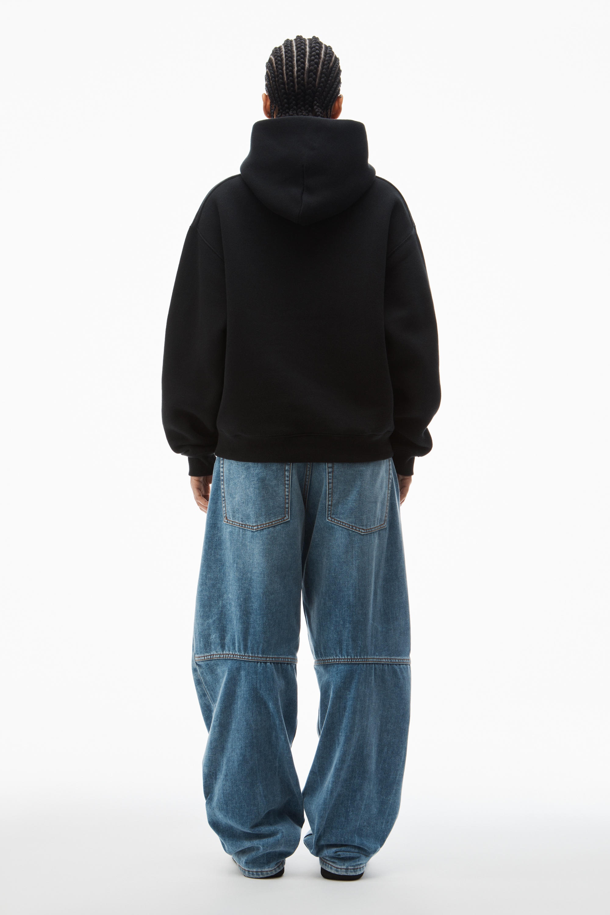 UNISEX HOODIE IN DENSE FLEECE - 4
