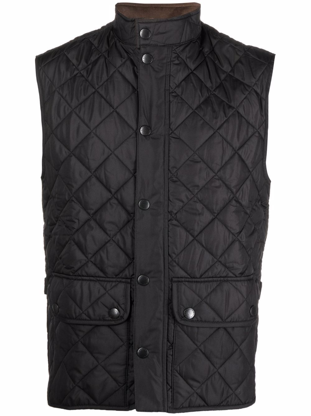 diamond-quilt padded gilet - 1