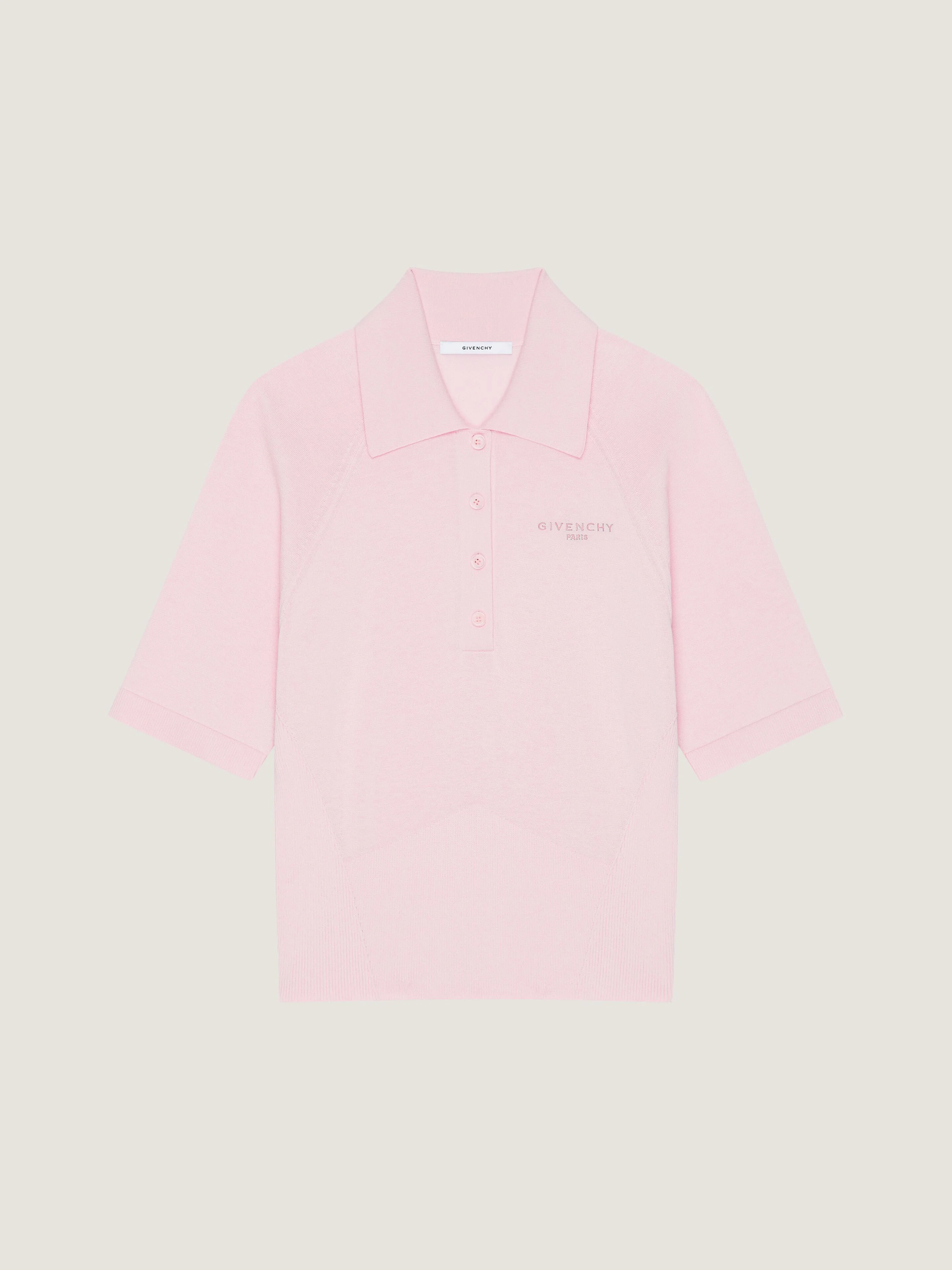 POLO IN COTTON AND SILK - 1