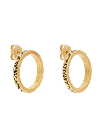 Maison Margiela Gold Stud Earrings outlook