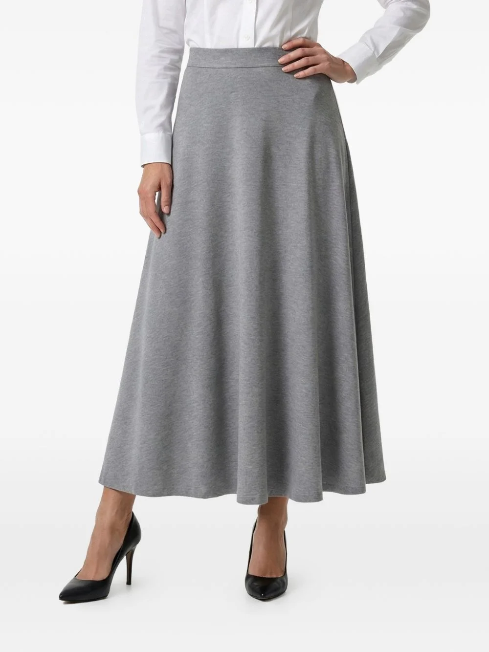 A-line midi skirt - 1