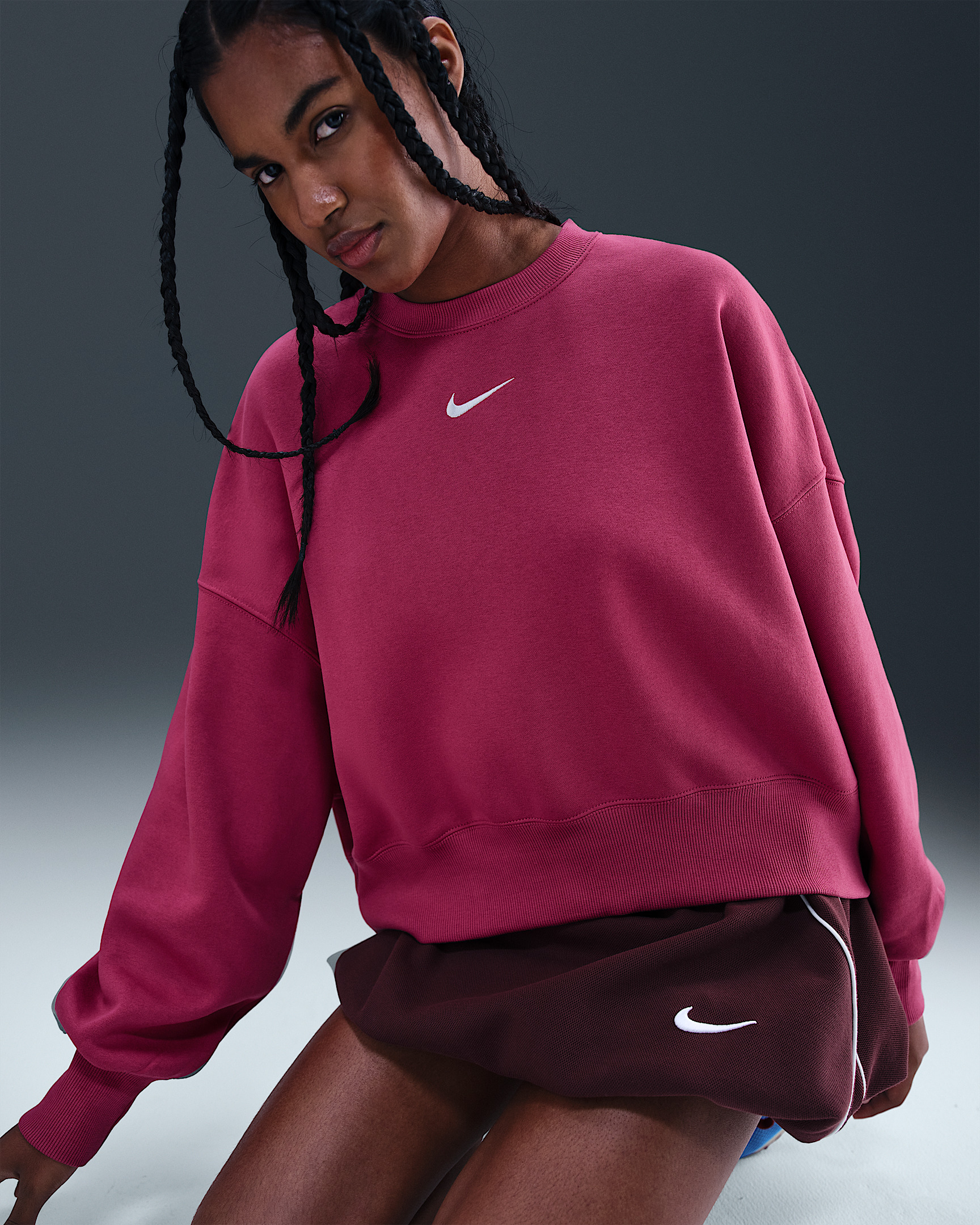 Nike Sportswear Phoenix Fleece Women's Over-Oversized Crew-Neck Sweatshirt - 3