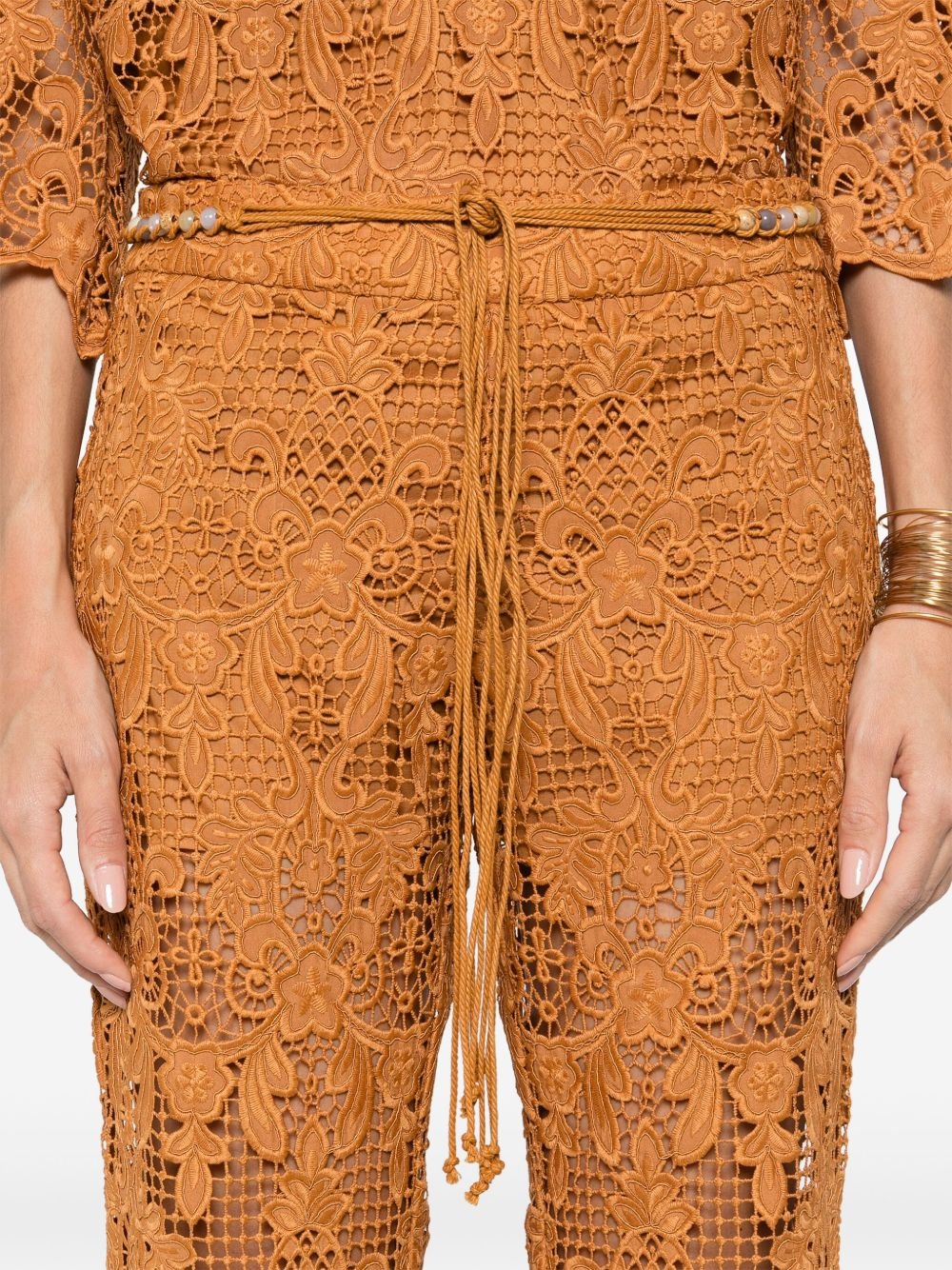 Coco Lace flared trousers - 5