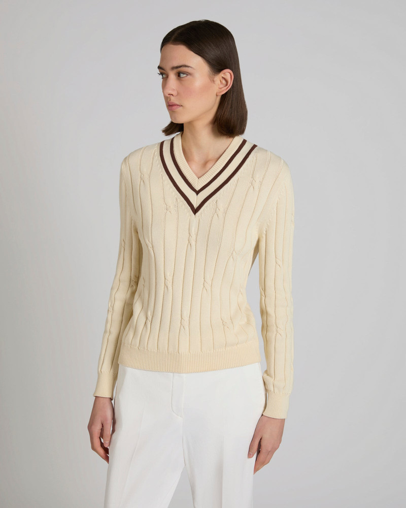SLOWEAR Regular fit cotton sweater outlook