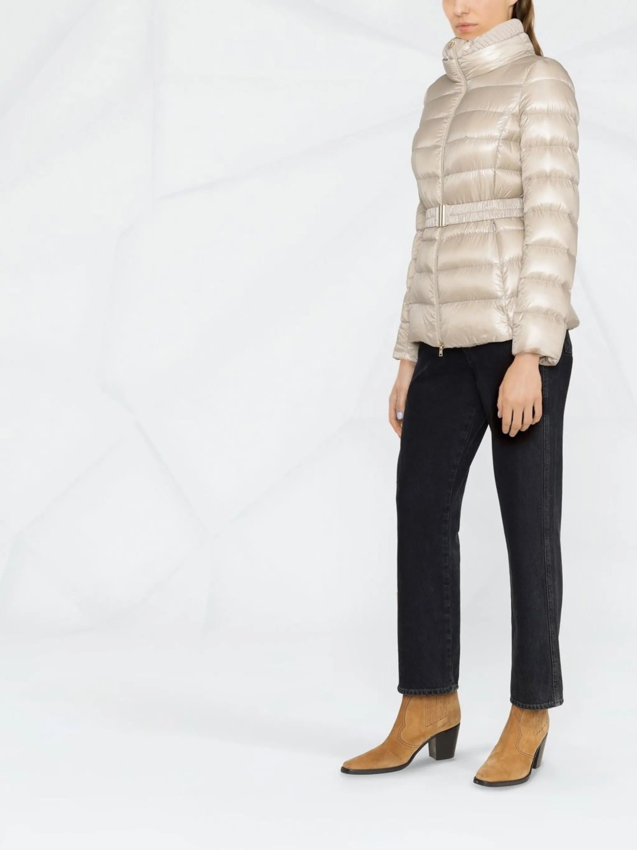Zip-up Padded Jacket - 4
