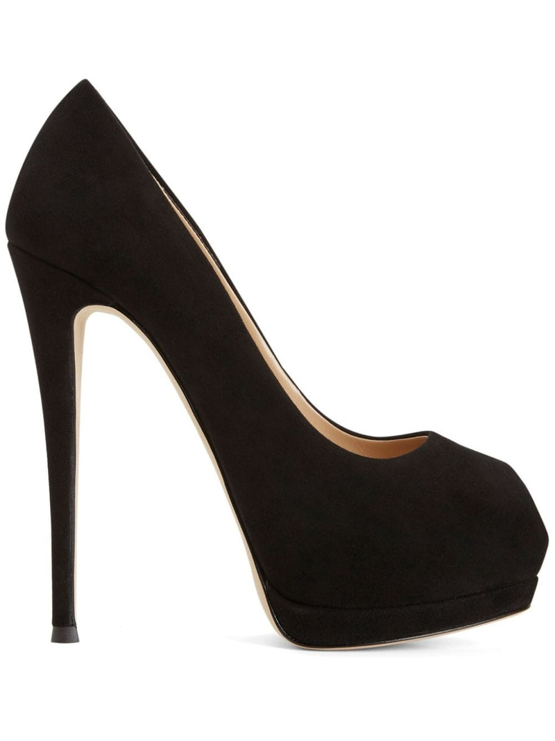 Sharon 130mm suede pumps 1