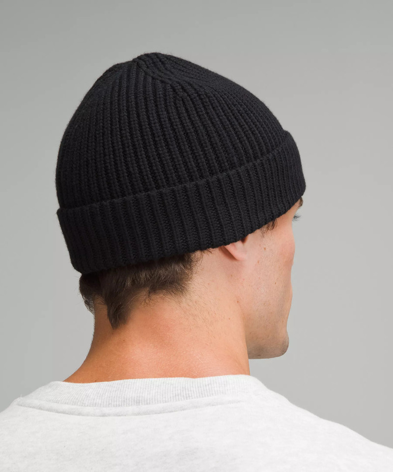 Close-Fit Wool-Blend Ribbed Knit Beanie 3