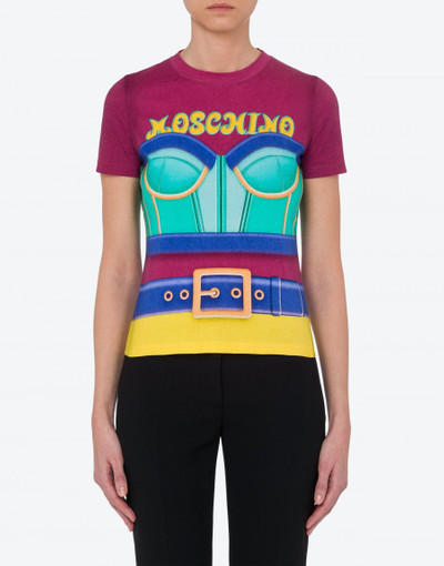 Moschino TROMPE L'OEIL SLIM JERSEY T-SHIRT outlook