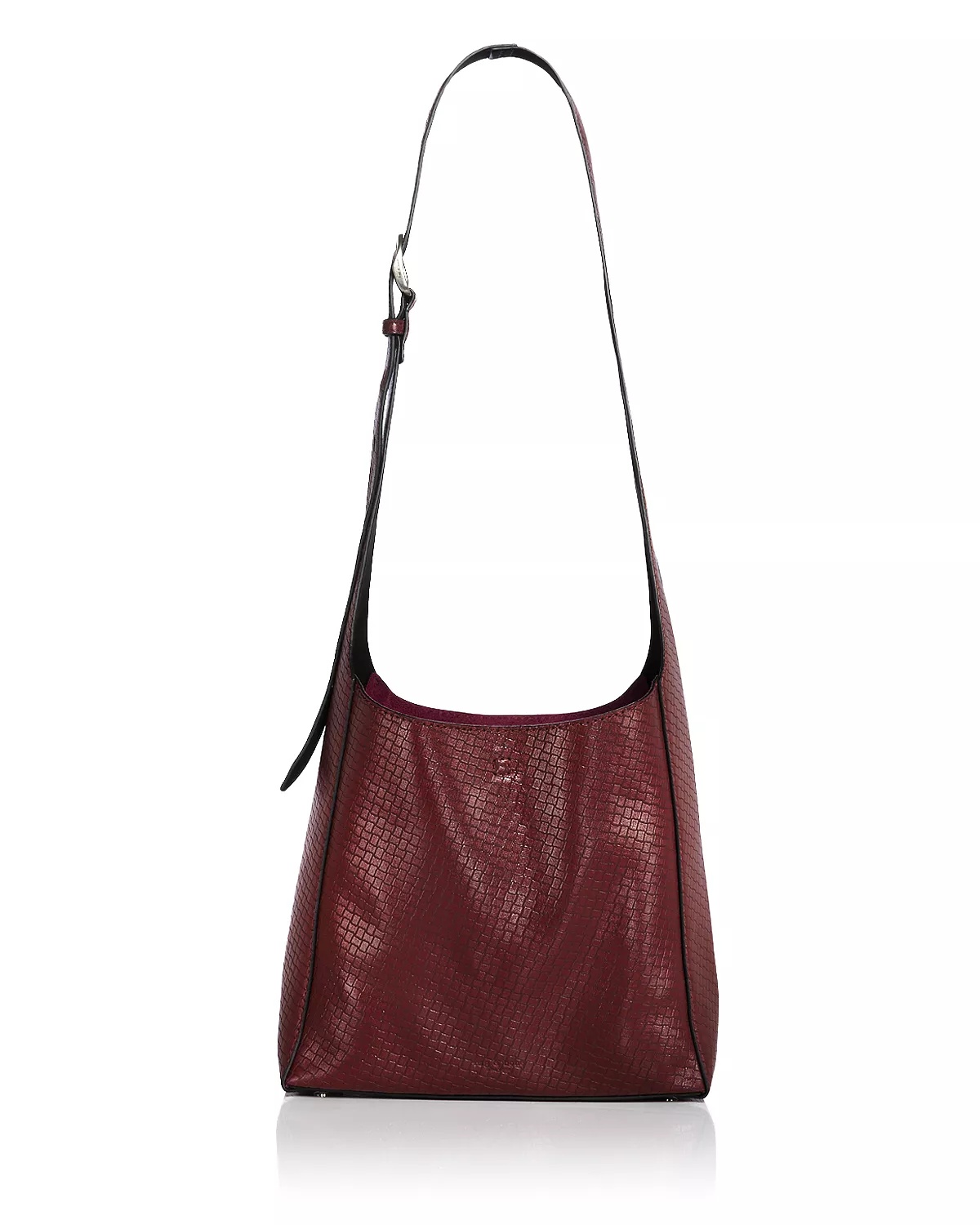 Belize Small Embossed Leather Shopper Bag - 1