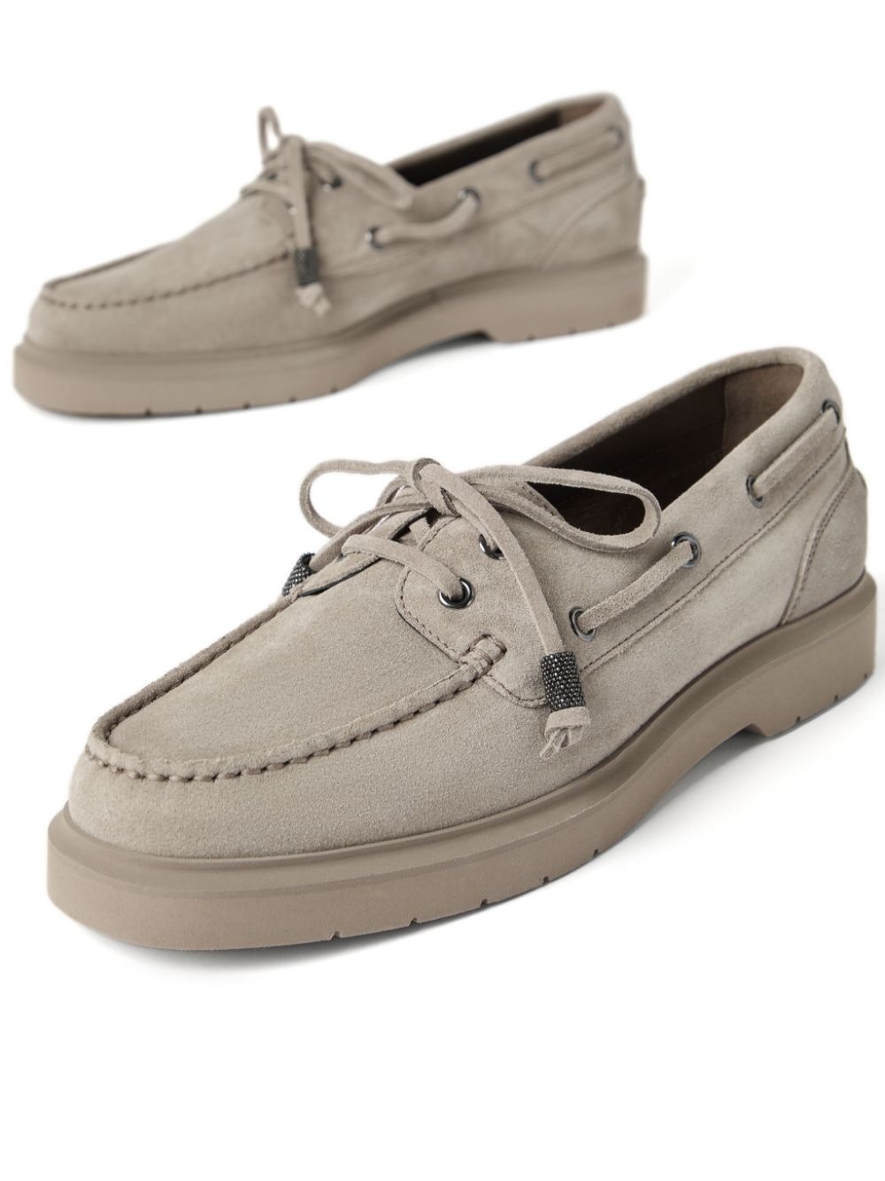 Monili-chain Boat shoes - 4