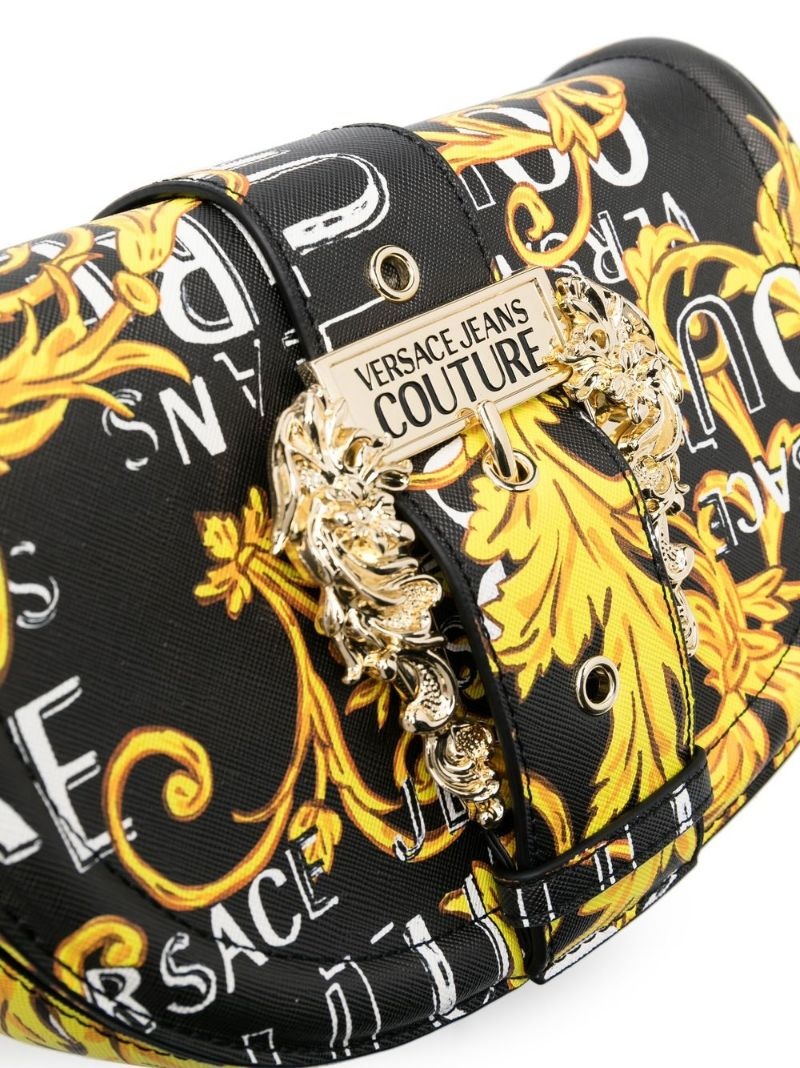 Logo Couture print crossbody bag - 8