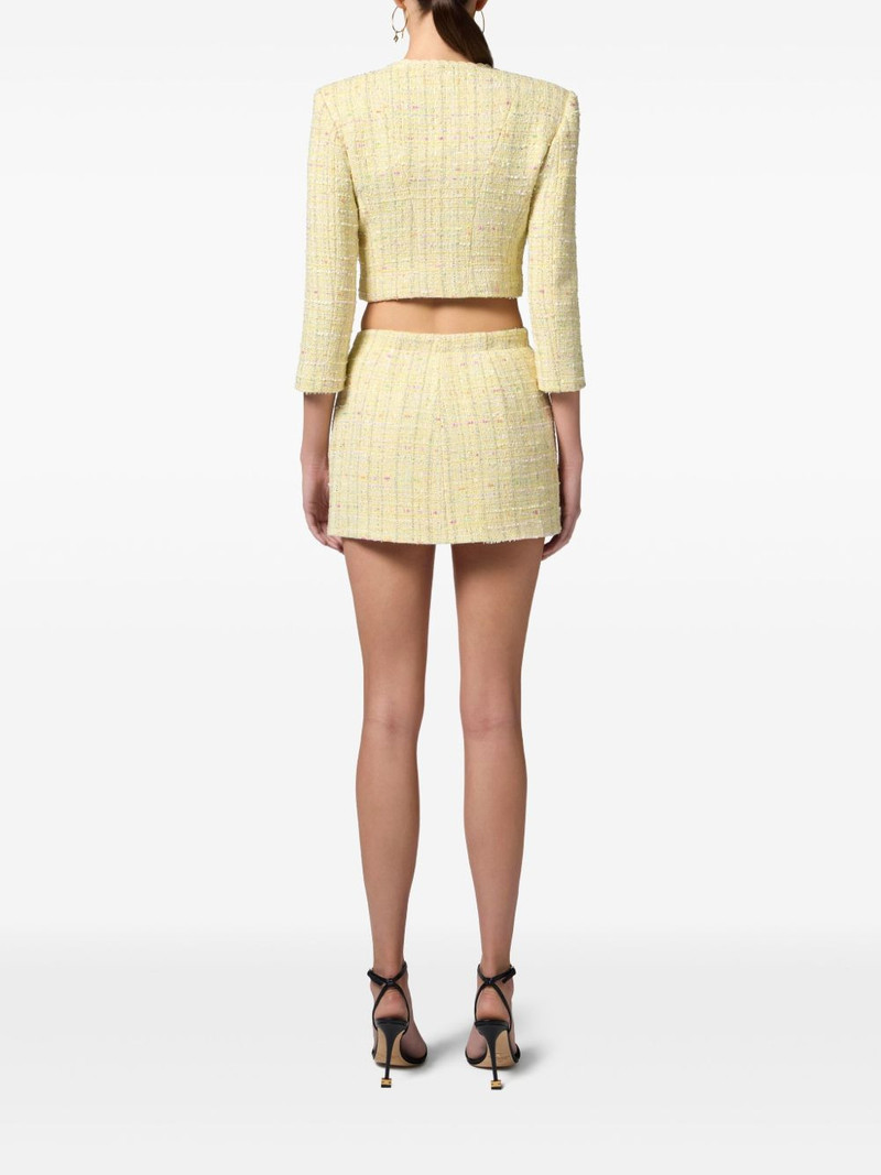 lurex bouclé mini skirt 3