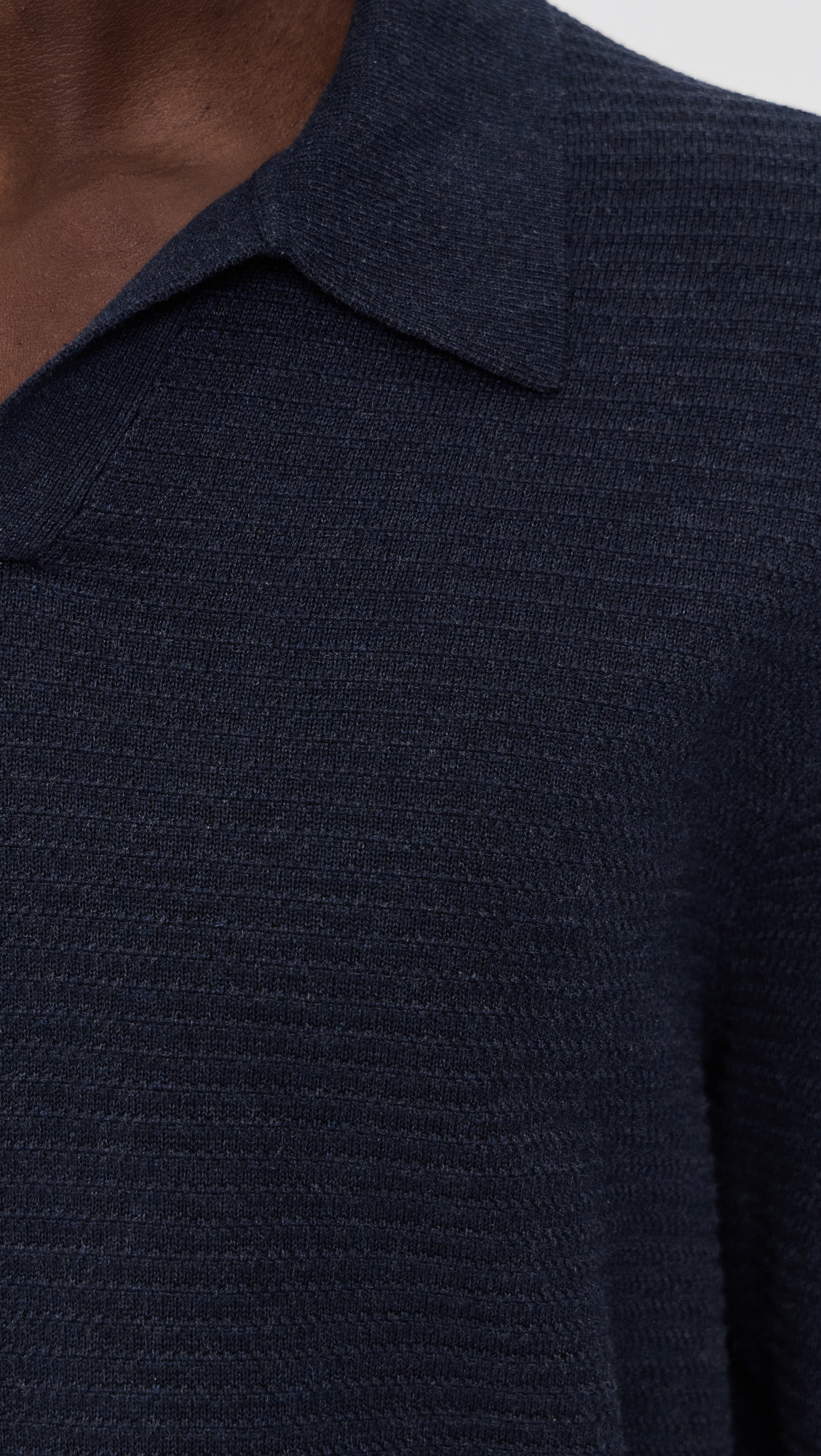 Paul Johnny Collar Polo Sweater - 5