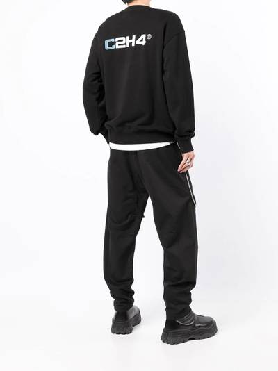 C2H4 Staff Uniform logo-print sweatshirt outlook