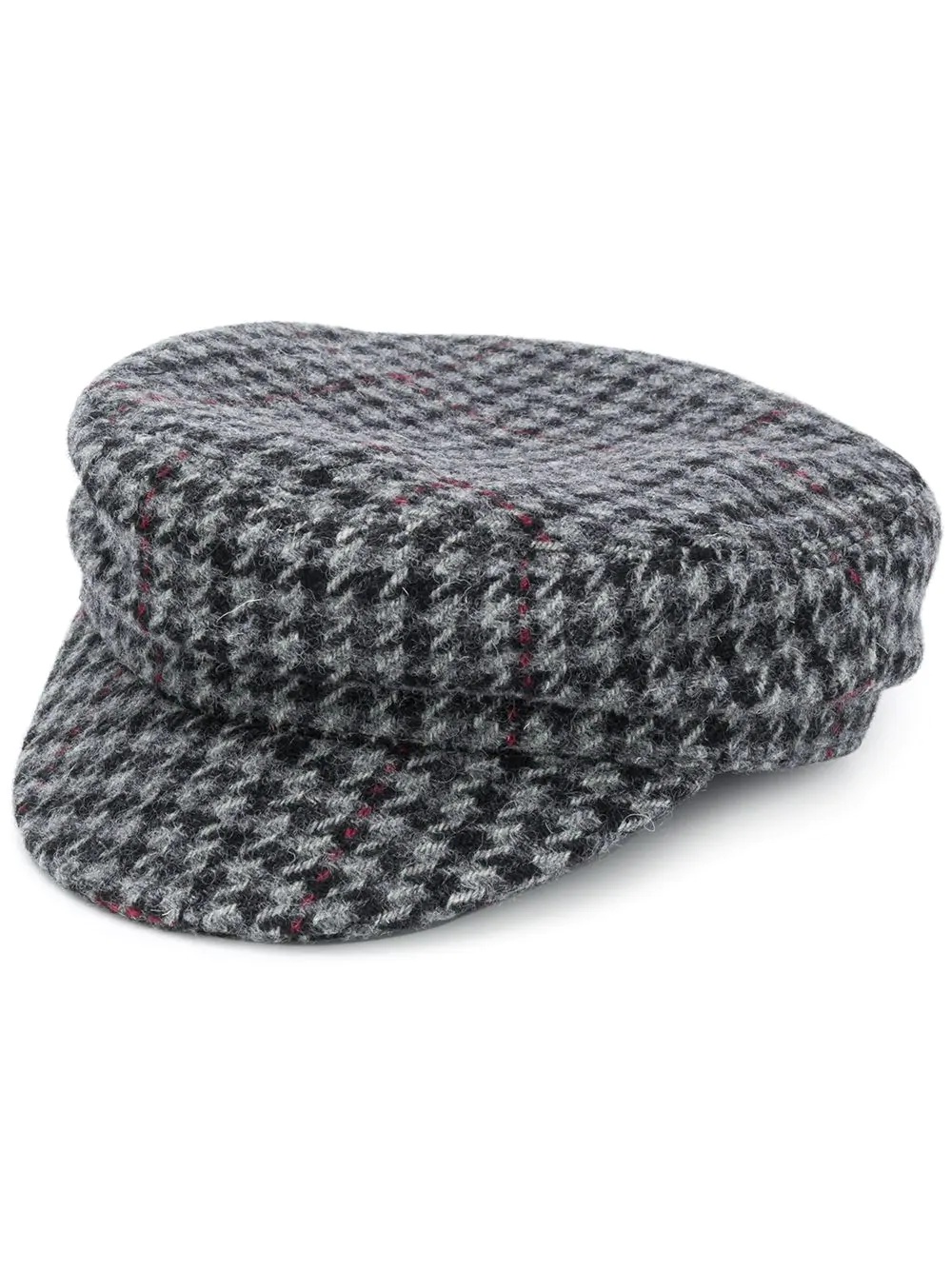 Evie houndstooth patterned cap - 1