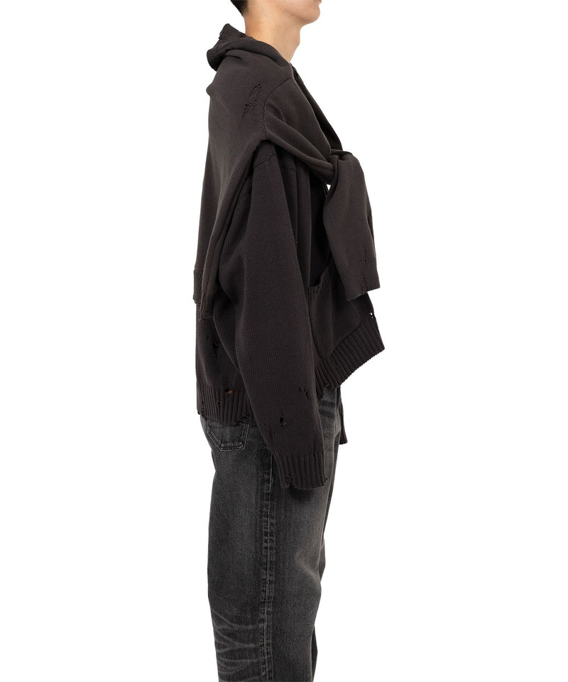 Sleeve Layered Knit Cardigan 6