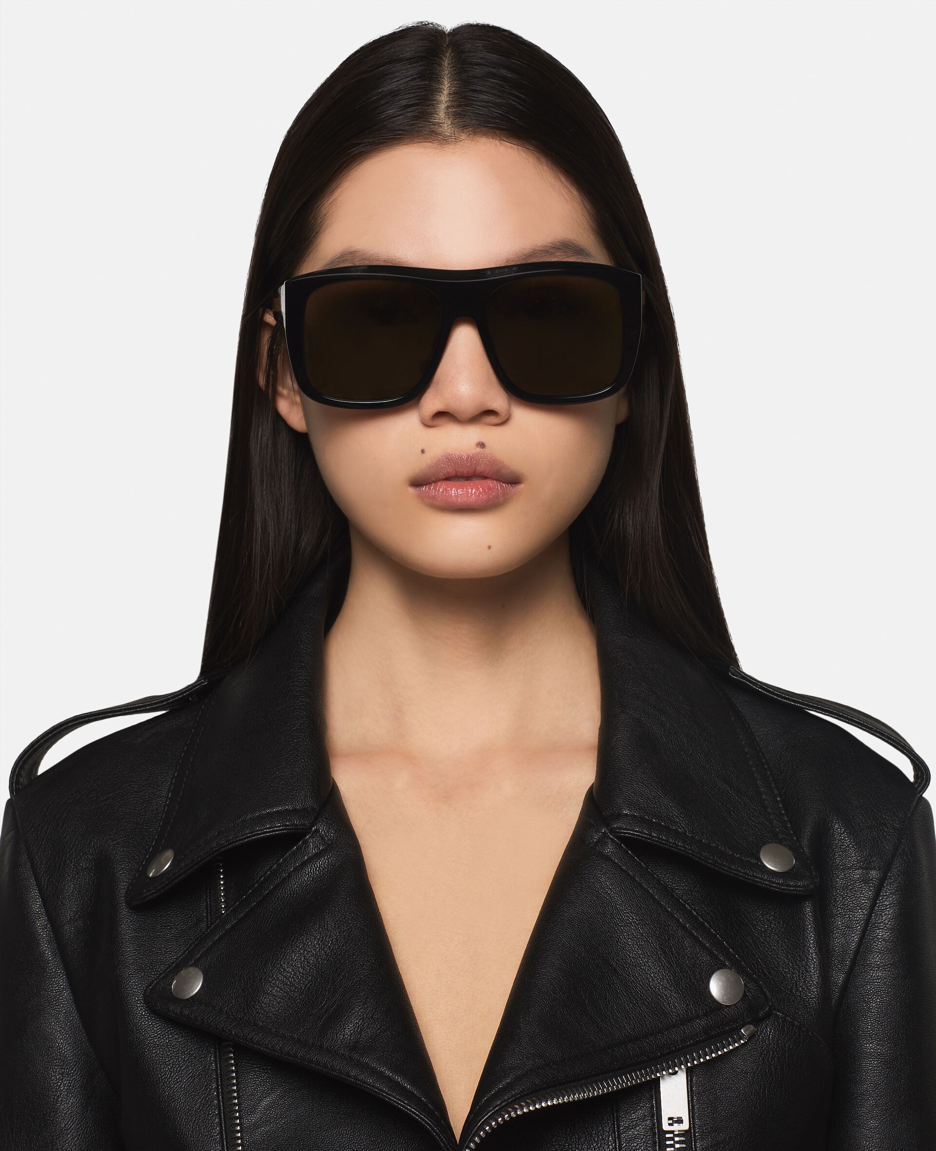 Straight-Edge Square Sunglasses - 1