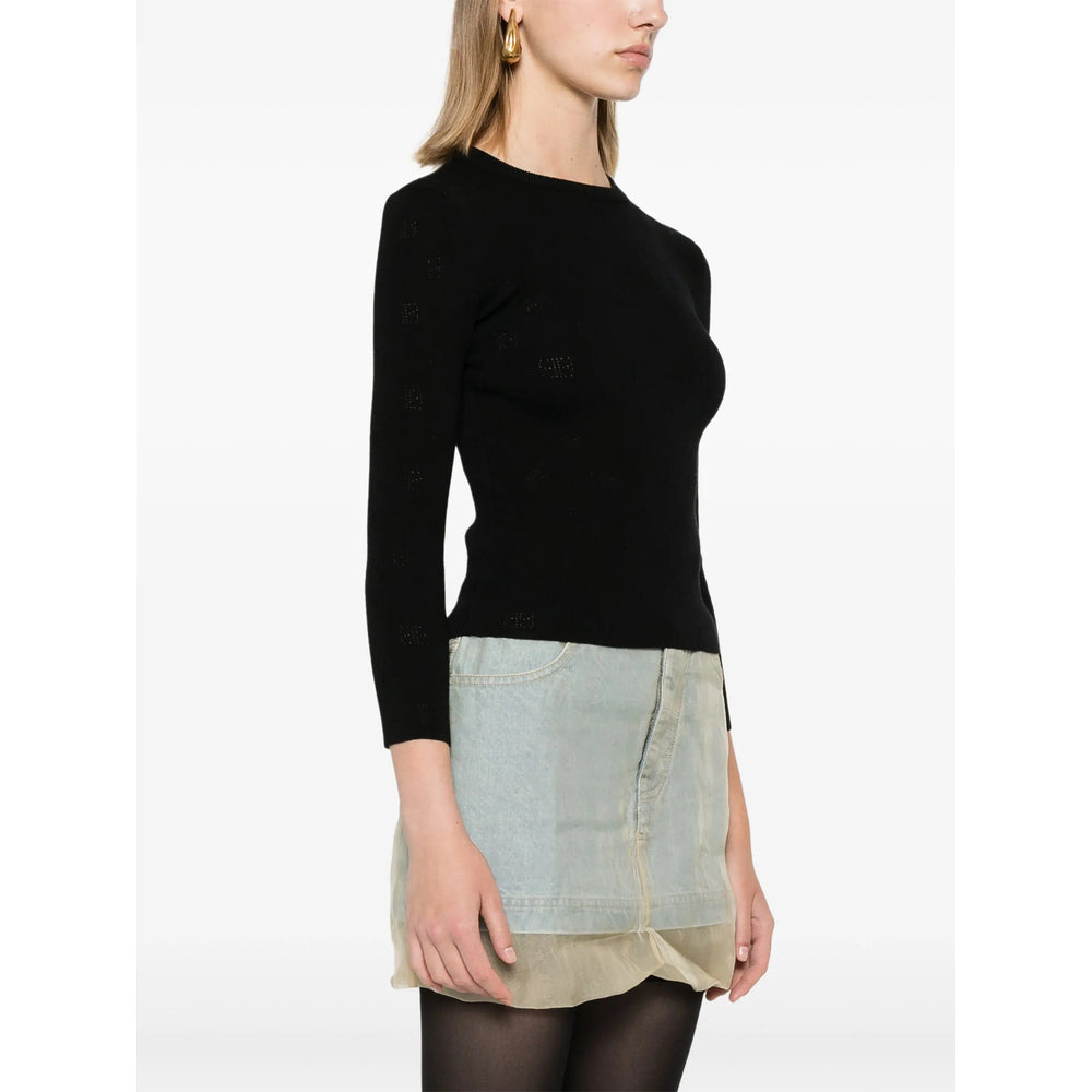 Balenciaga Black Knitwear - Jumpers Women - 5