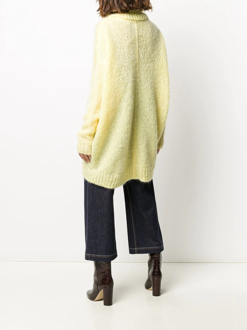 oversized mohair wool jumper - 4