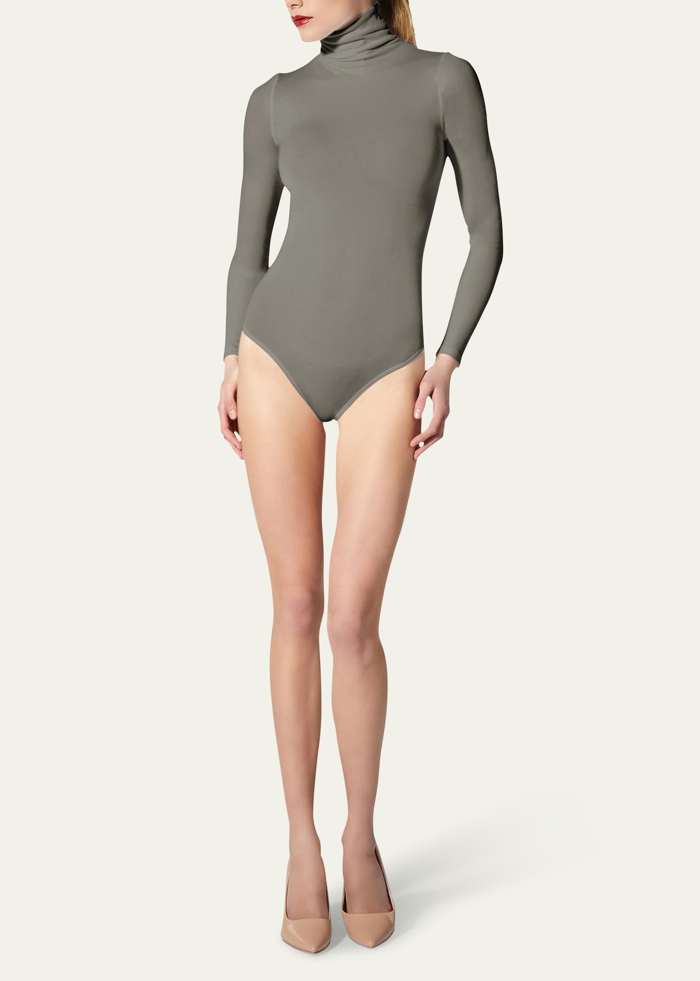 Colorado Turtleneck Thong Bodysuit - 2