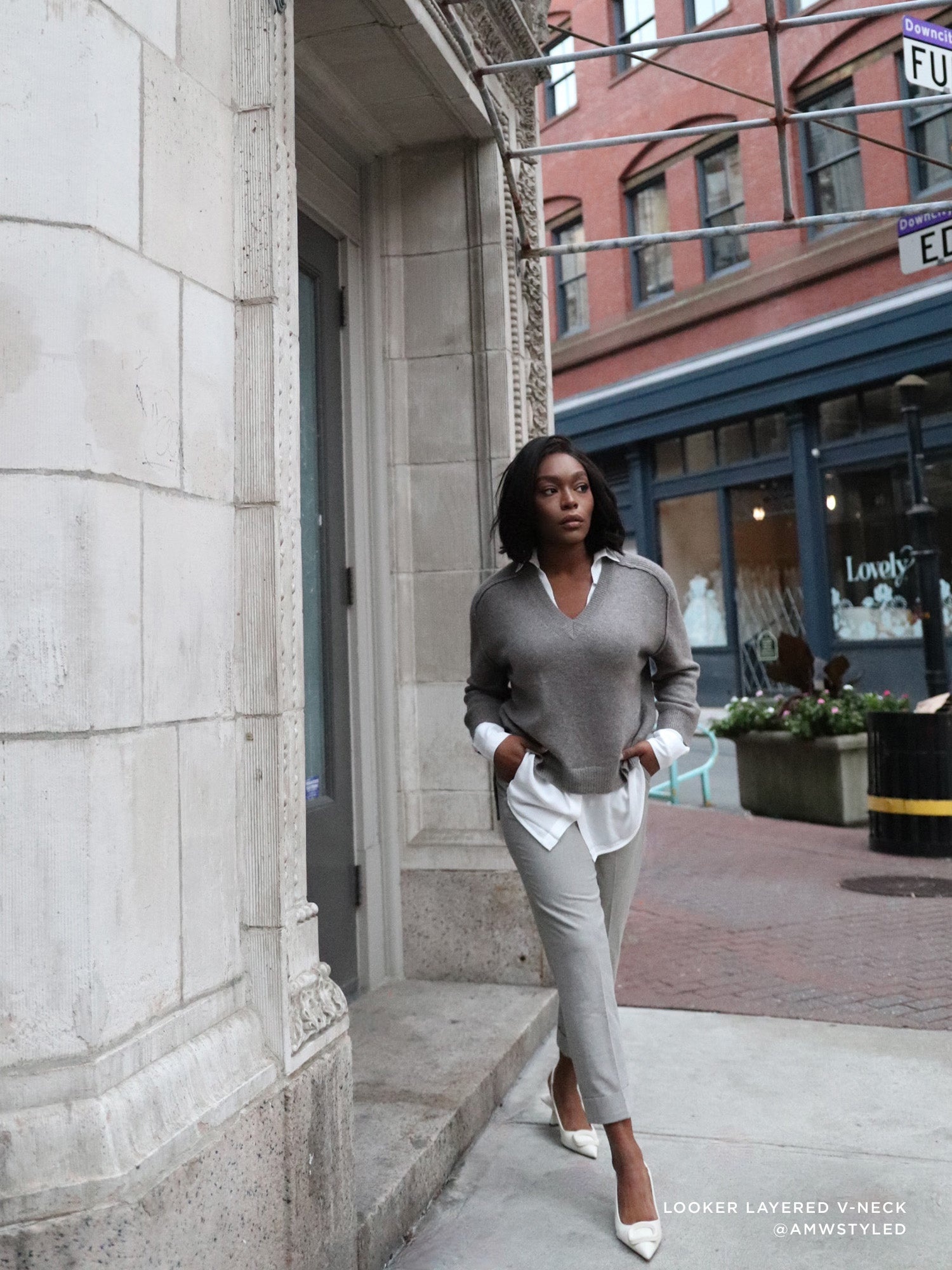 The Looker Layered V-Neck - 6