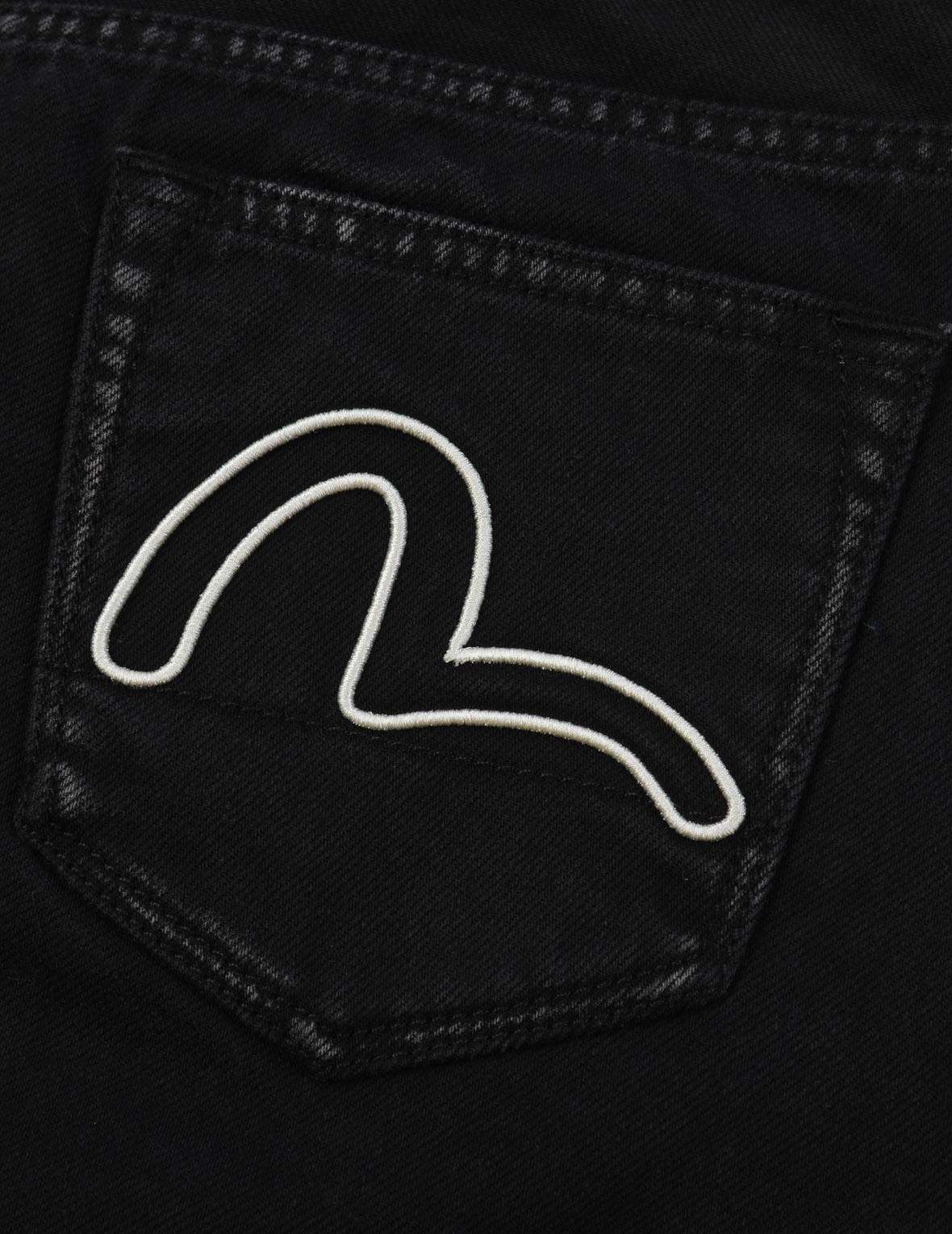 SEAGULL EMBROIDERY RECONSTRUCTED DENIM SKIRT - 7