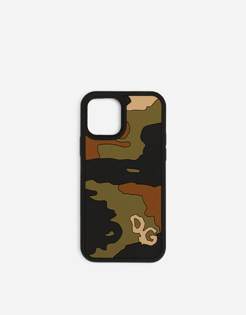 Camouflage rubber iPhone 12 Pro cover 1