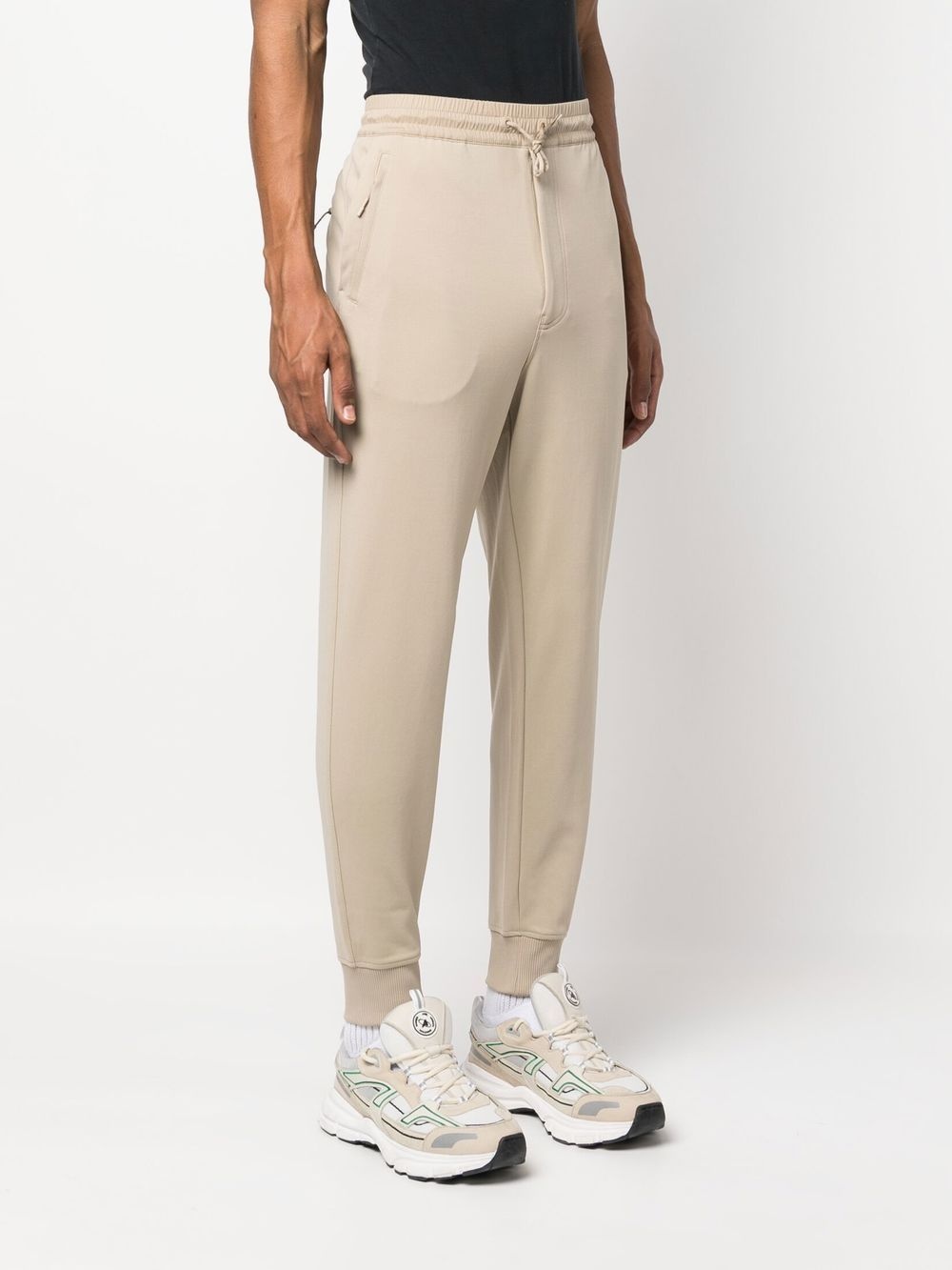 drawstring track pants - 3