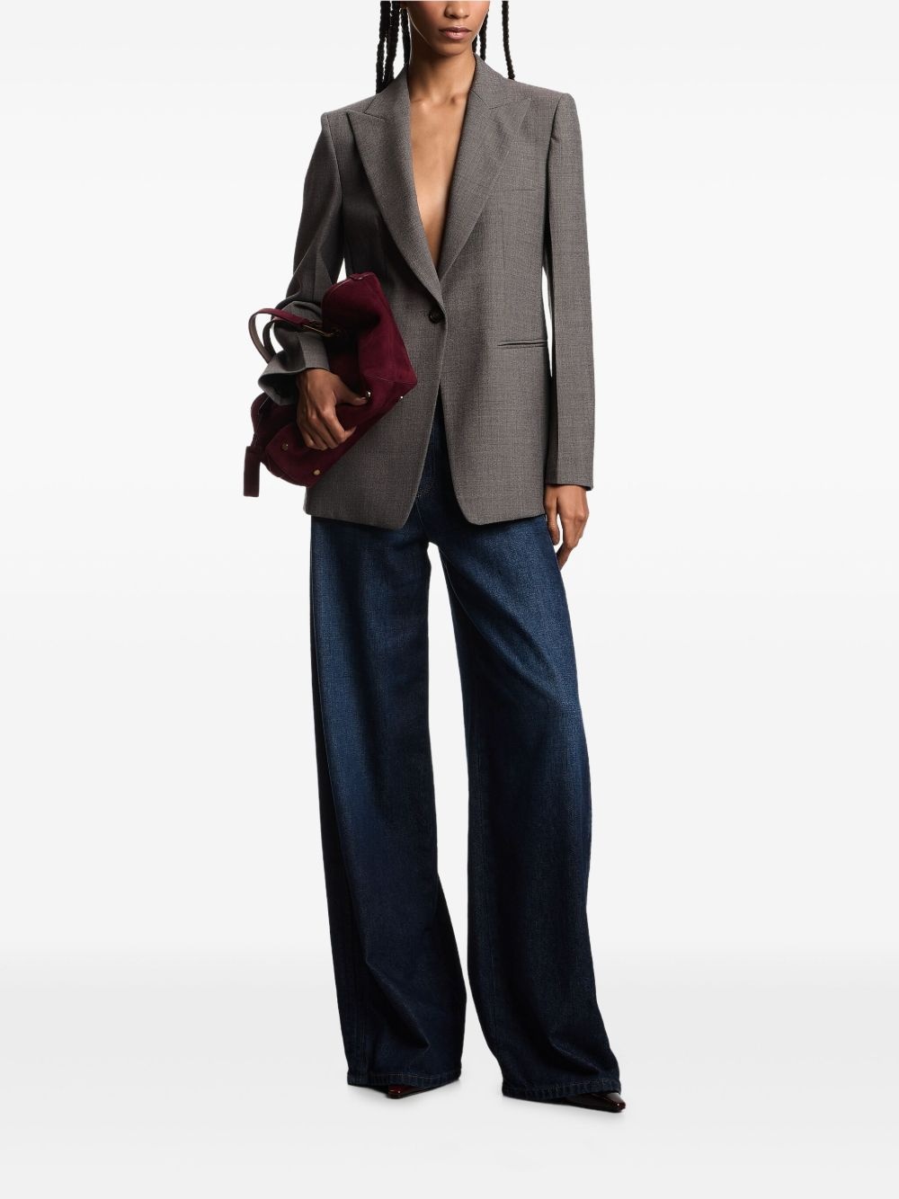 single-breated blazer - 2