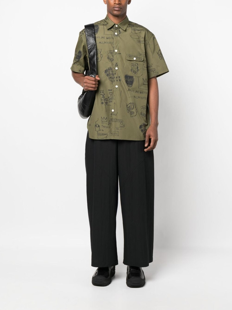 Junya Watanabe MAN graphic-print short-sleeve shirt outlook