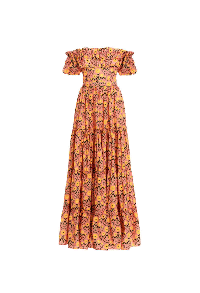 Azucar Mimosa Pink Maxi Dress 1